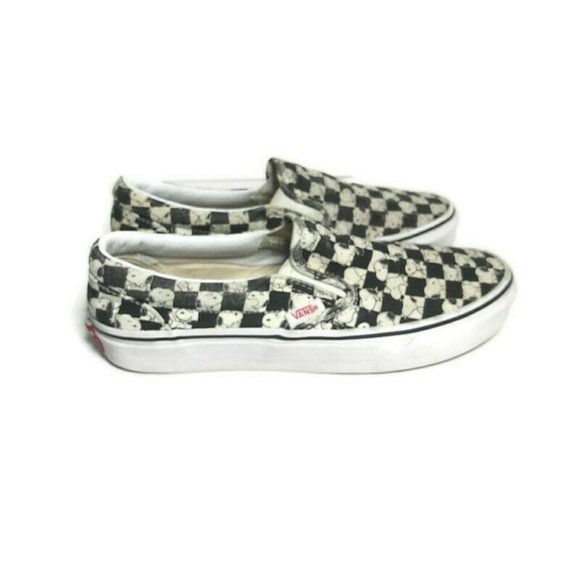 checkered snoopy vans